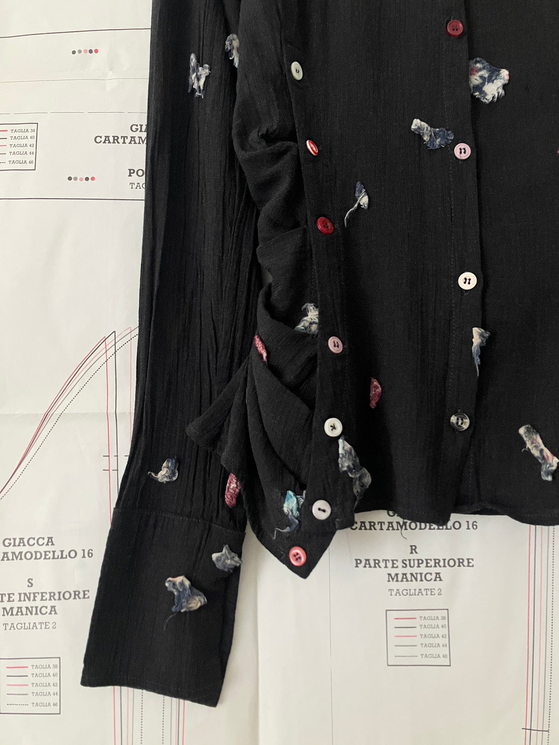 garbage core - MILLE BOTTONI SHIRT