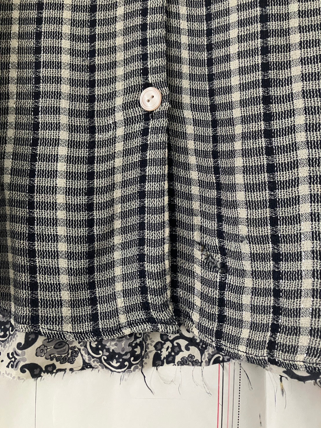 garbage core - FOULARD SHIRT
