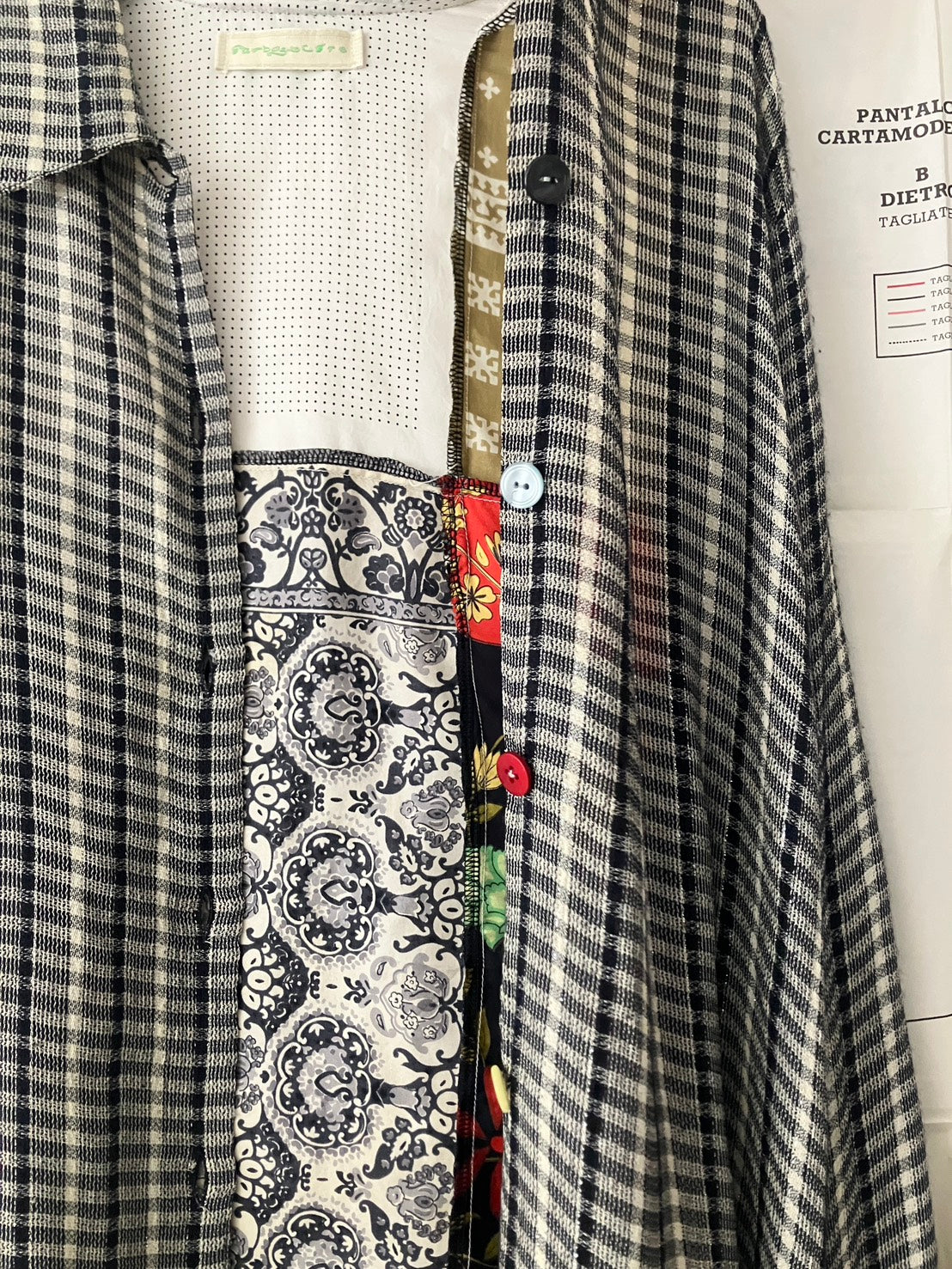 garbage core - FOULARD SHIRT