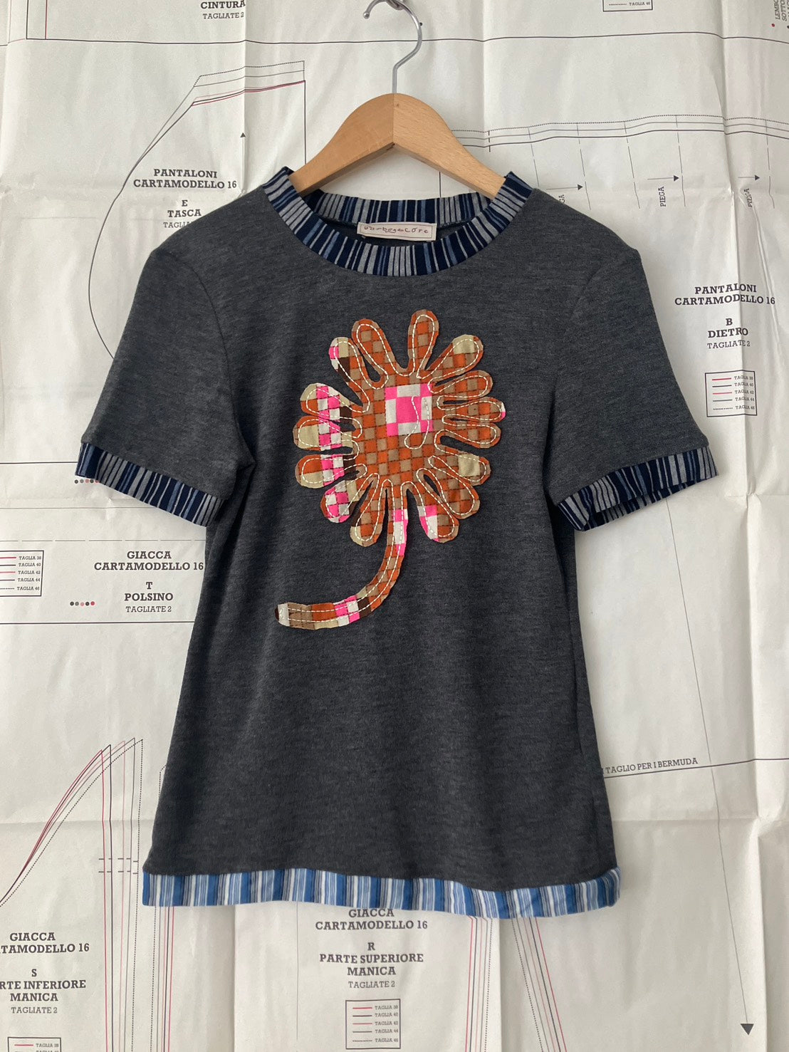 garbage core - FIORE T-SHIRT 3