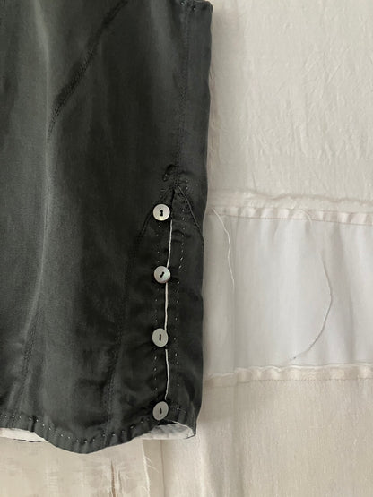 sula - corset - gunmetal