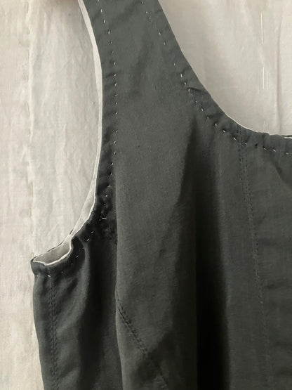 sula - corset - gunmetal