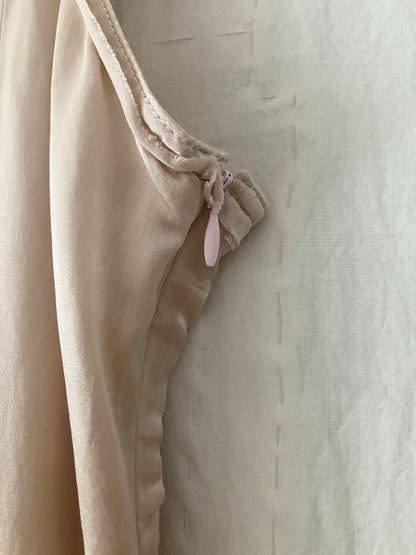 sula - wide strap dress - silver peony