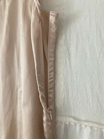 sula - wide strap dress - silver peony