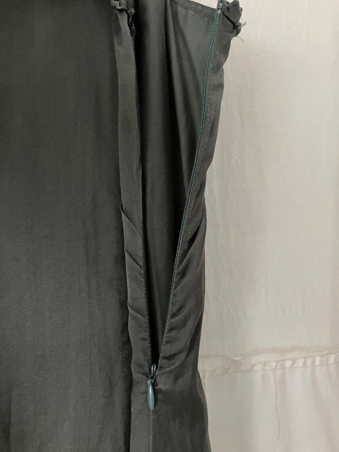 sula - wide strap dress - gunmetal