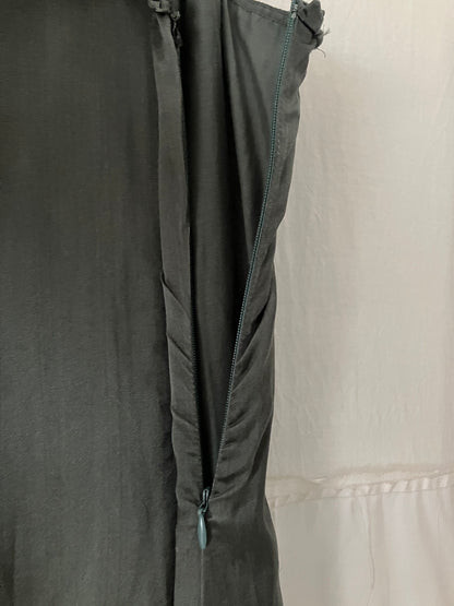 sula - wide strap dress - gunmetal