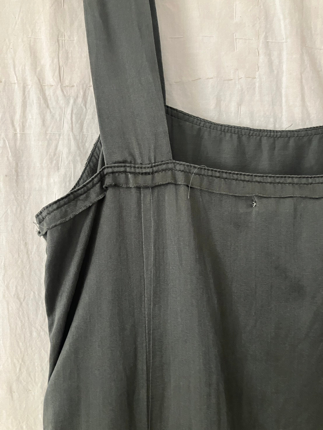 sula - wide strap dress - gunmetal