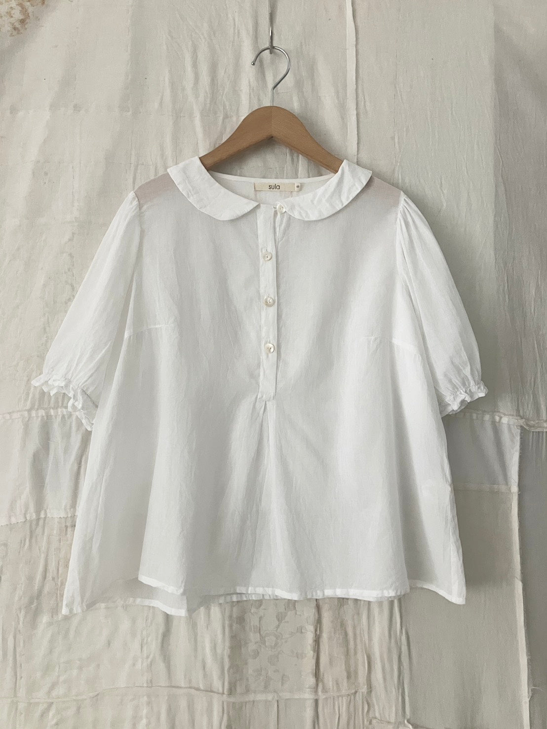 sula - sweet blouse - white