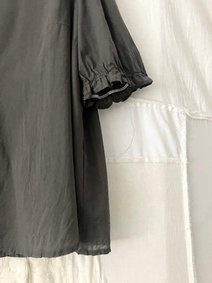 sula - sweet blouse - gunmetal