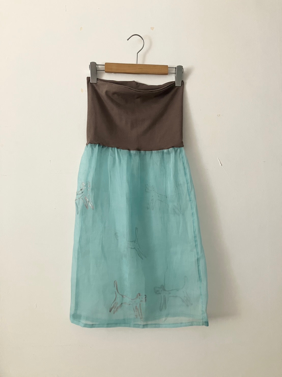everyone's mother - Dog Skirt - Aqua