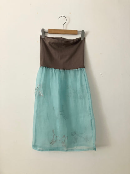 everyone's mother - Dog Skirt - Aqua