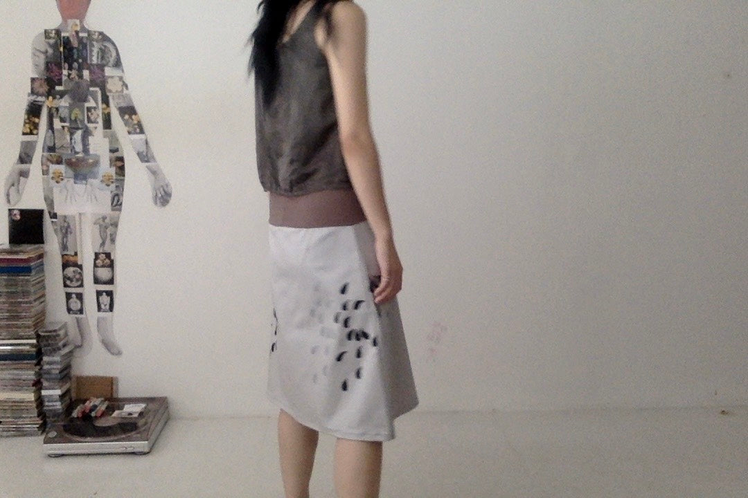 sula - corset - gunmetal