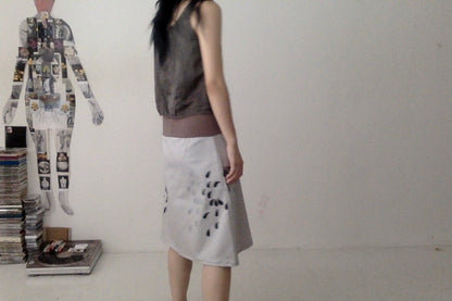 sula - corset - gunmetal