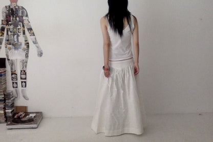 everyone's mother - garden skirt long - Cloud Linen