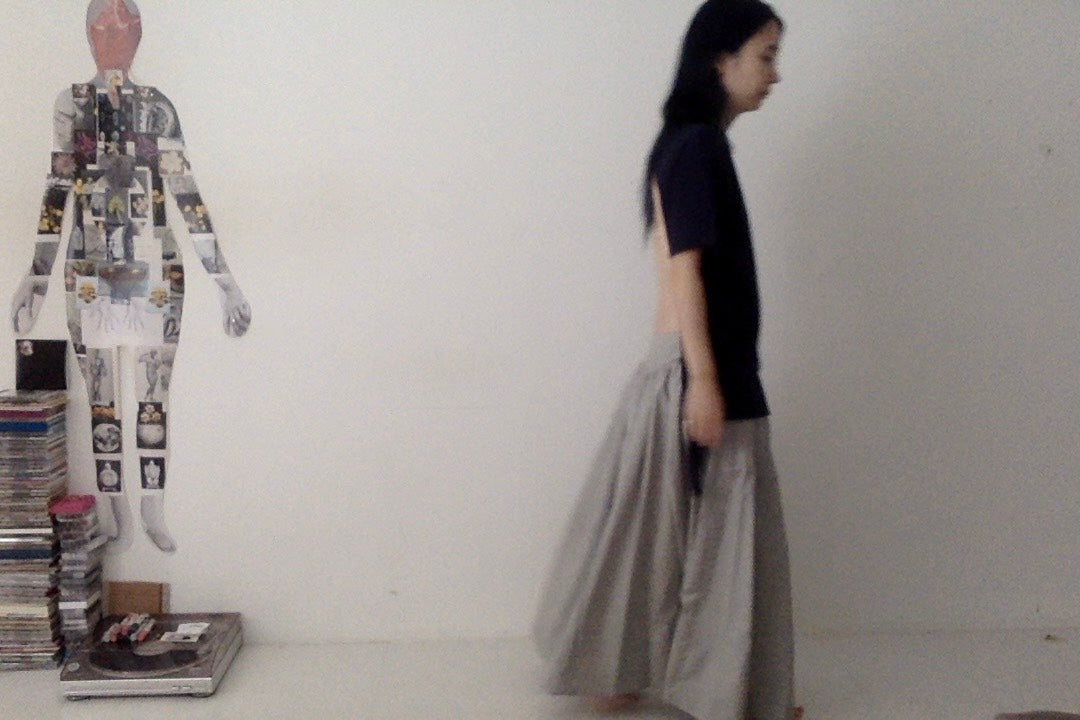 everyone's mother - garden skirt long - Smoke