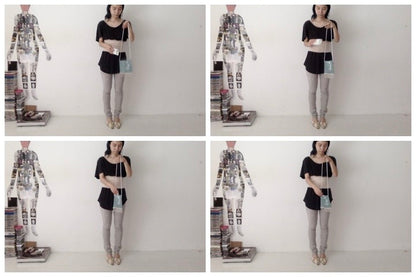 everyone's mother - Diamond Leggings - Smoke