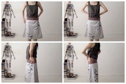 sula - corset - gunmetal