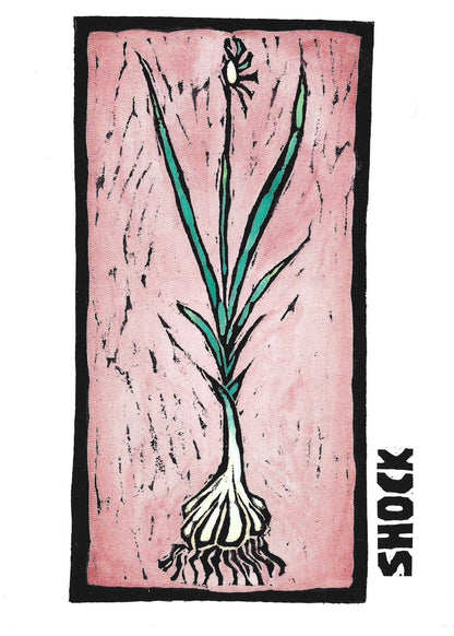 Bread + Puppet Press - Post card - Shock Garlic