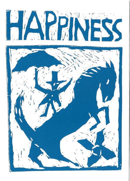 Bread + Puppet Press - Post card - Happiness Horse