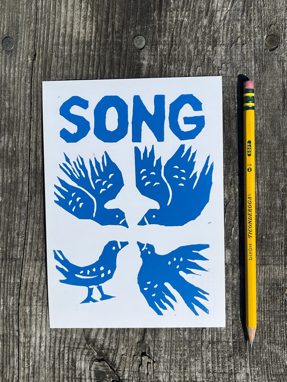 Bread + Puppet Press - Post card - Song Birds