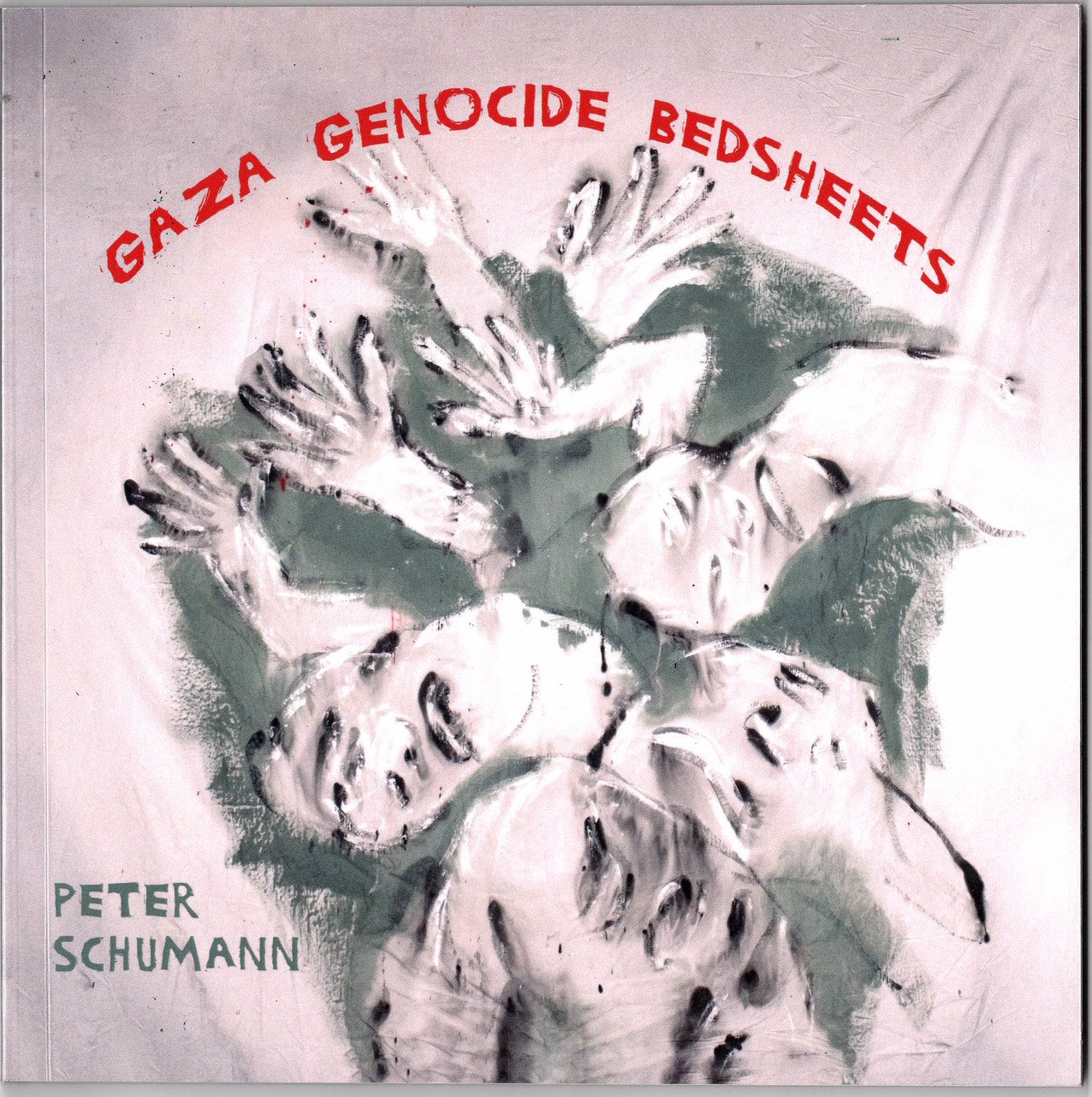 Bread + Puppet Press - Peter Schumann - Gaza Genocide Bedsheets