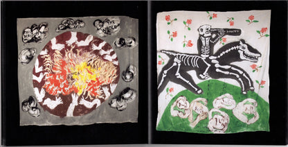 Bread + Puppet Press - Peter Schumann - Gaza Genocide Bedsheets