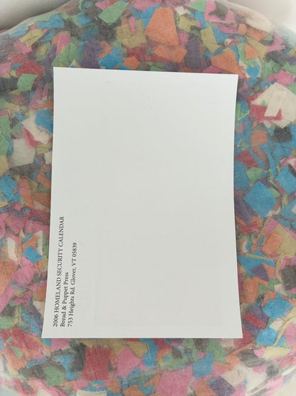 Bread + Puppet Press - Post card - Awake
