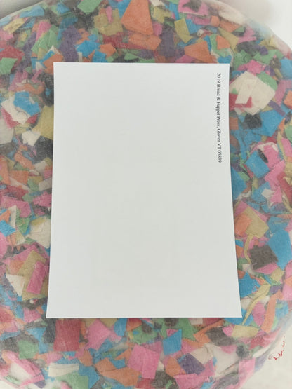 Bread + Puppet Press - Post card - Time Flies
