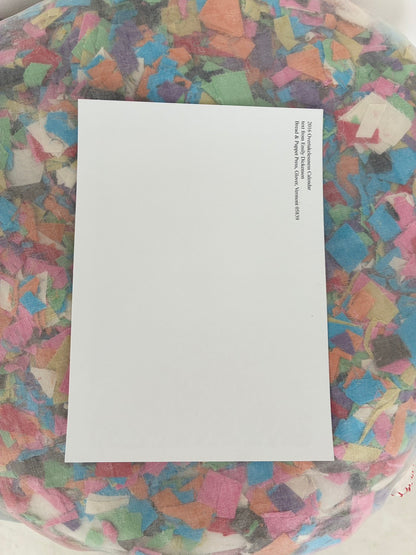 Bread + Puppet Press - Post card - We Never Know How High We Are