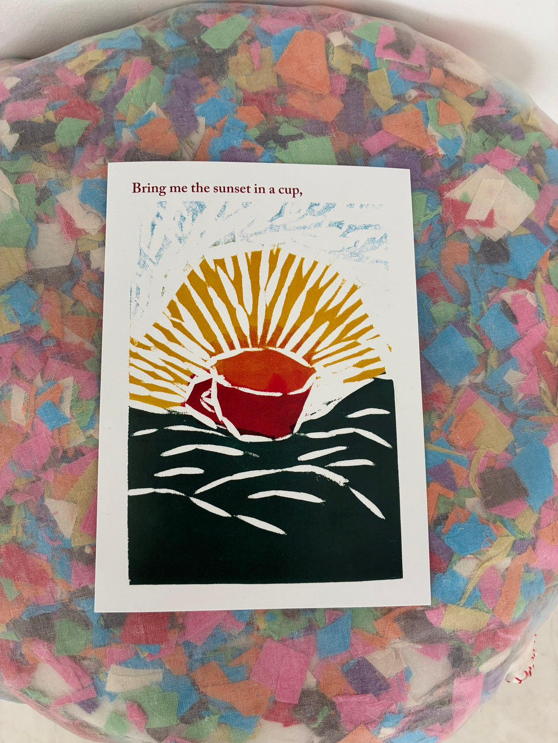 Bread + Puppet Press - Post card - Bring me the Sunset in a Cup