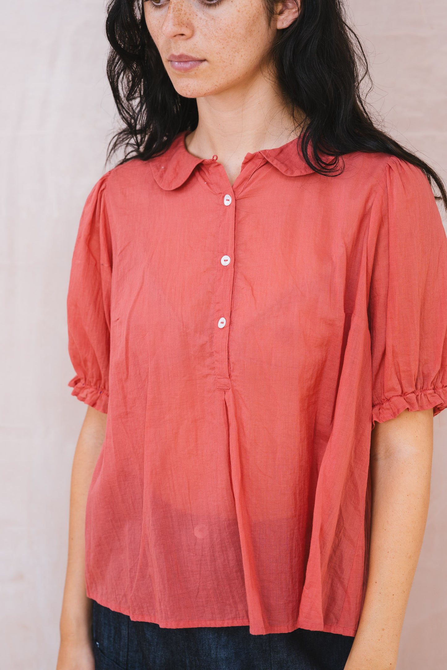 sula - sweet blouse - faded rose