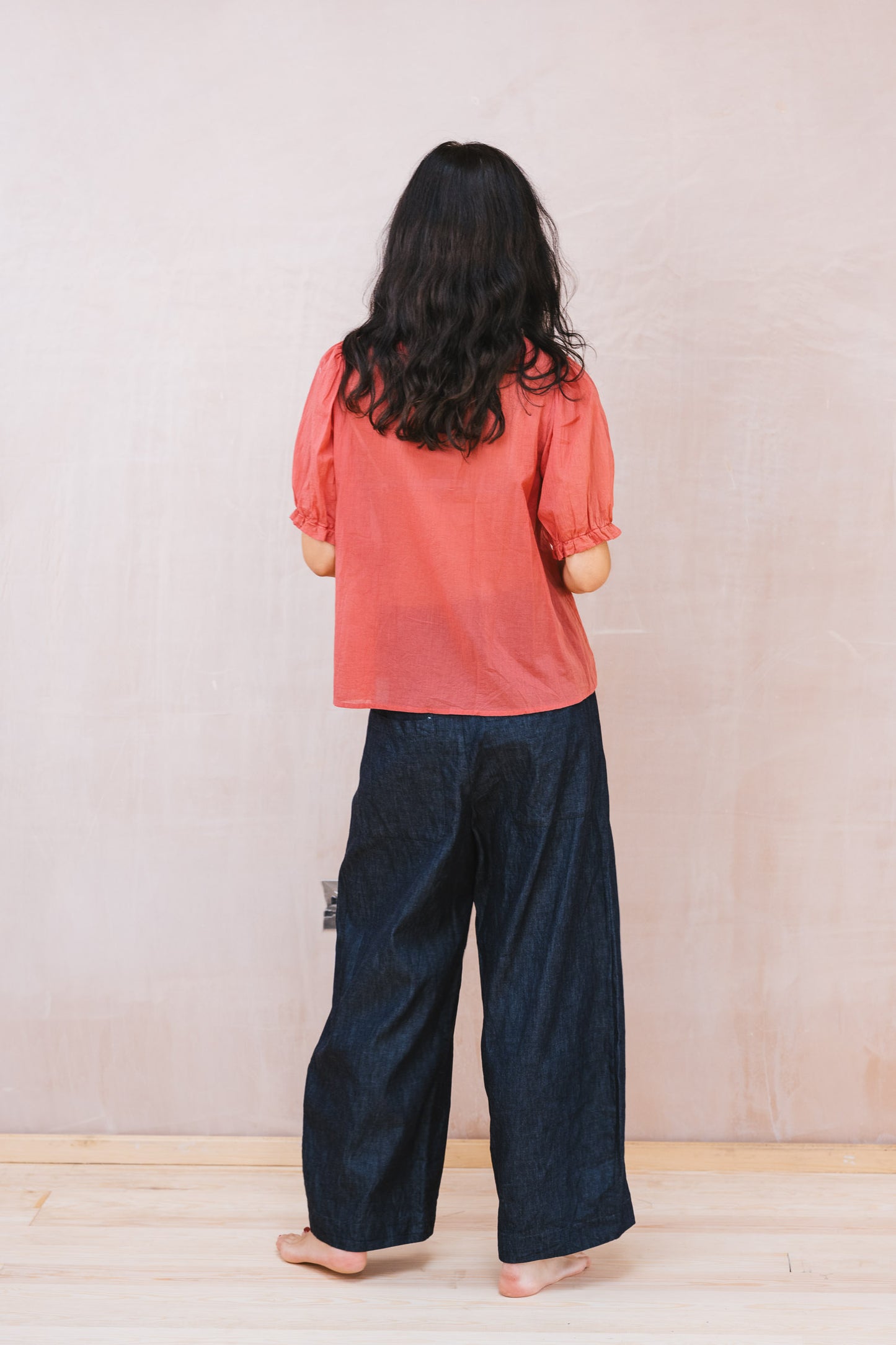 sula - sweet blouse - faded rose