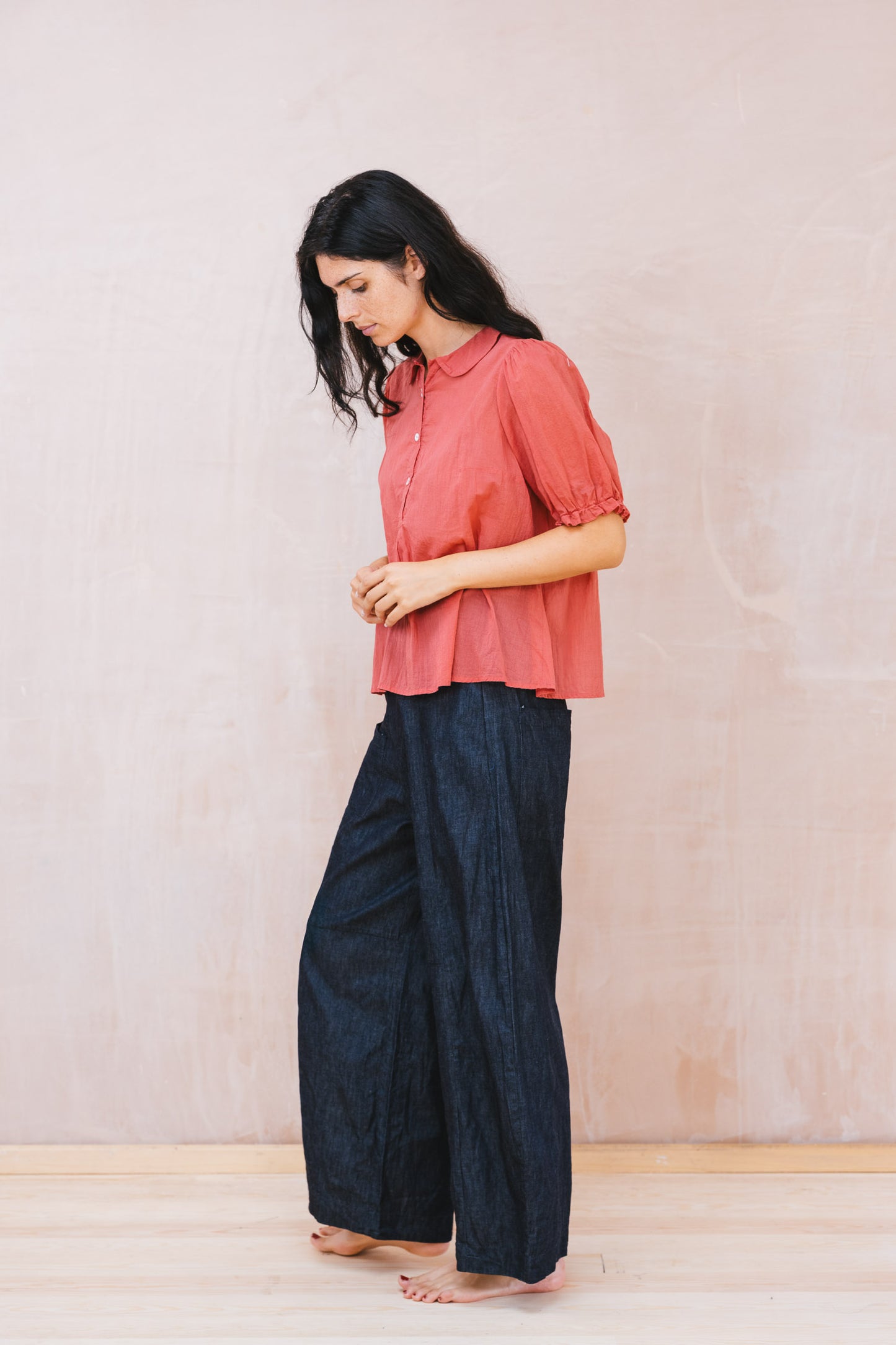 sula - sweet blouse - faded rose