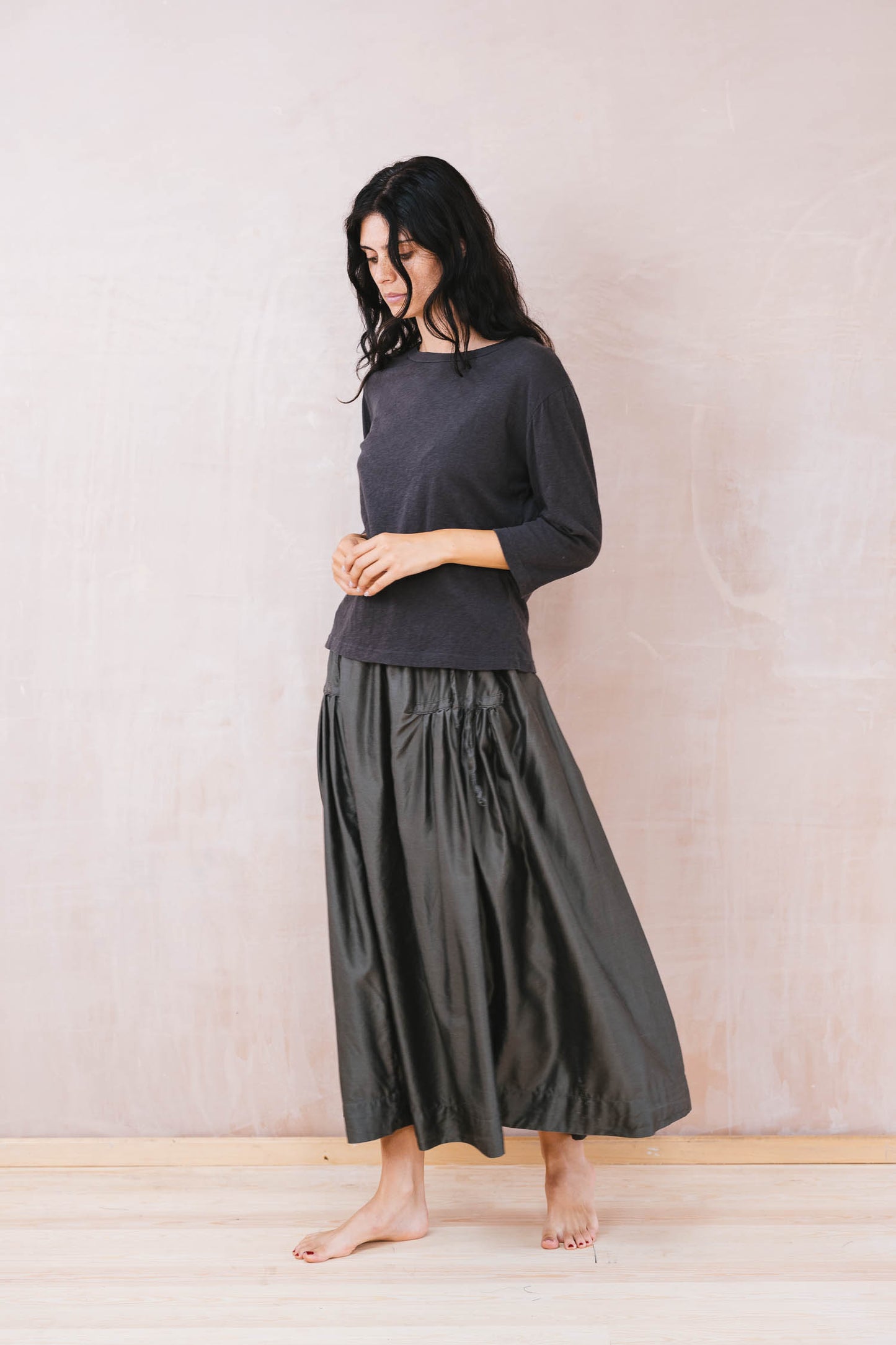 sula - new frida skirt - gunmetal