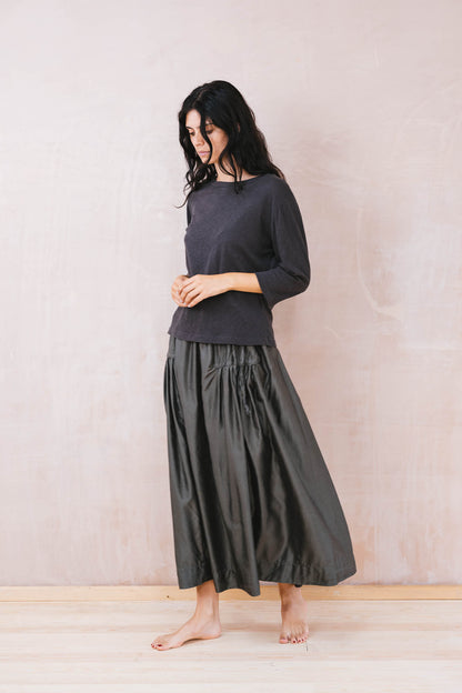 sula - new frida skirt - gunmetal