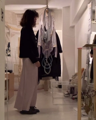 sula - biascut skirt long - mauve