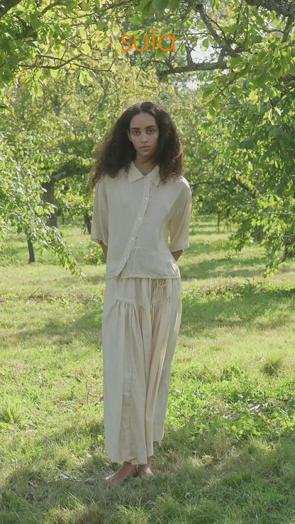 sula - new frida skirt - biscotti